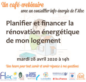Lire la suite à propos de l’article Un café-webinaire avec un conseiller info-énergie de l’Alec – mardi 28 avril à 14h