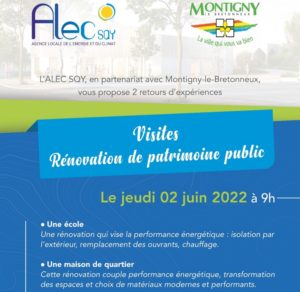 Lire la suite à propos de l’article Visite de deux bâtiments communaux rénovés – Jeudi 2 juin à Montigny-le-Bretonneux
