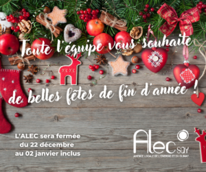 Lire la suite à propos de l’article L’équipe de l’ALEC vous souhaite de belles fêtes de fin d’année