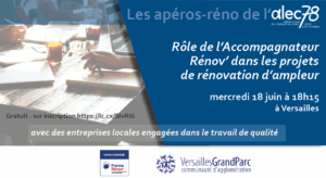 Lire la suite à propos de l’article Deux apéros-réno : Accompagnement à la rénovation d’ampleur – Isolation thermique des murs par l’extérieur – Juin