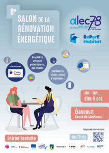 Lire la suite à propos de l’article Salon de la Rénovation énergétique – Dimanche 5 octobre – Élancourt