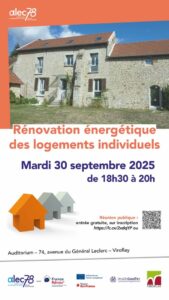 Lire la suite à propos de l’article Conférence Rénovation énergétique du bâti ancien – mardi 30 septembre