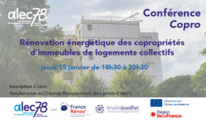 Lire la suite à propos de l’article Conférence Rénovation énergétique des copropriétés d’immeubles de logements collectifs – 15 janvier