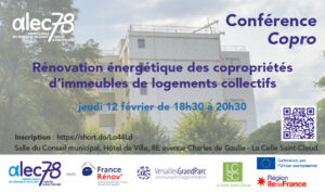 Lire la suite à propos de l’article Conférence Rénovation énergétique des copropriétés d&rsquo;immeubles de logements collectifs – 12 février